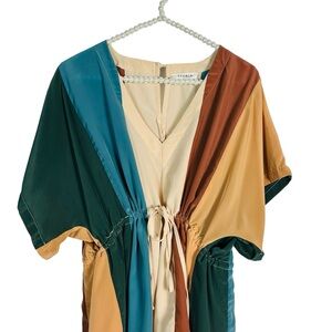 STORIA | Women’s Multi-color romper Size Small Shorts Oversized Beach Vacation